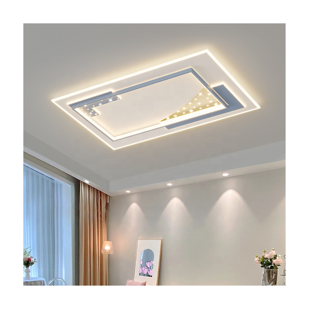 Diagonal Bridge Ceiling Light